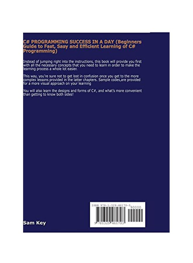 C# Programming Success In A Day hardcover english - 21 Aug 2015  - Image 2
