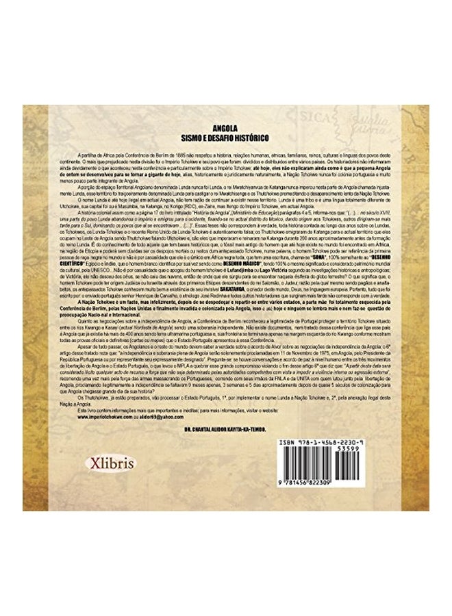 O Imperio Tchokwe; Angola; O Mapa Cor - De - Rosa E A Confere Ncia De Berlim De 1885: Tomo I paperback portuguese - 15 Jul 2013  - Image 2