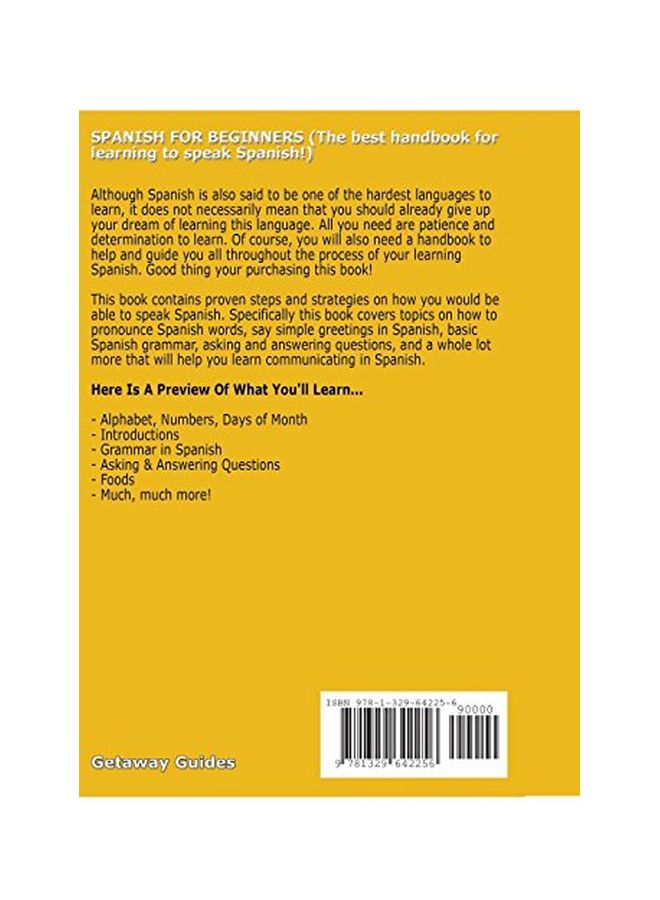 Spanish For Beginners hardcover english - 30 Dec 2015 - Image 2