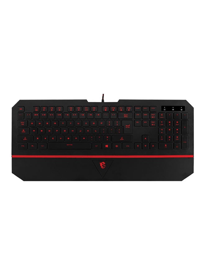 MSI - DS4100 Interceptor Gaming Keyboard Black - Image 1