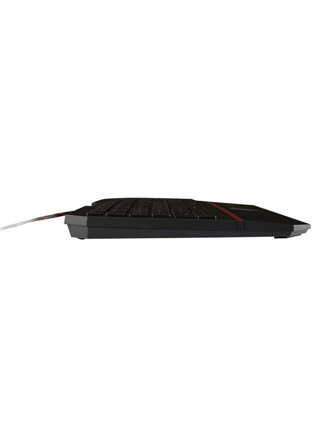 MSI - DS4100 Interceptor Gaming Keyboard Black - Image 1