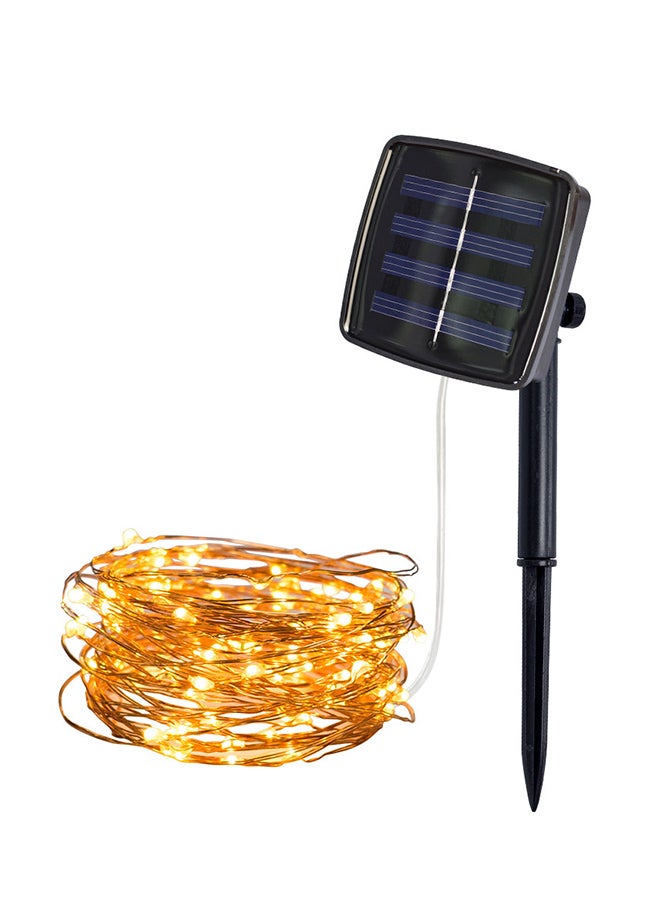 فوبيري شريط إضاءة خارجي رائع للزينة بألوان دافئة أصفر/أسود 100متر - Image 1