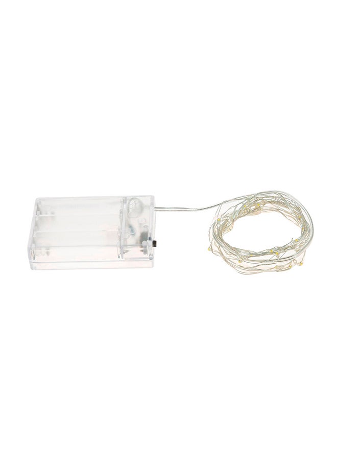 Voberry Starry String Battery Operated Fairy Light White 5meter  - Image 1