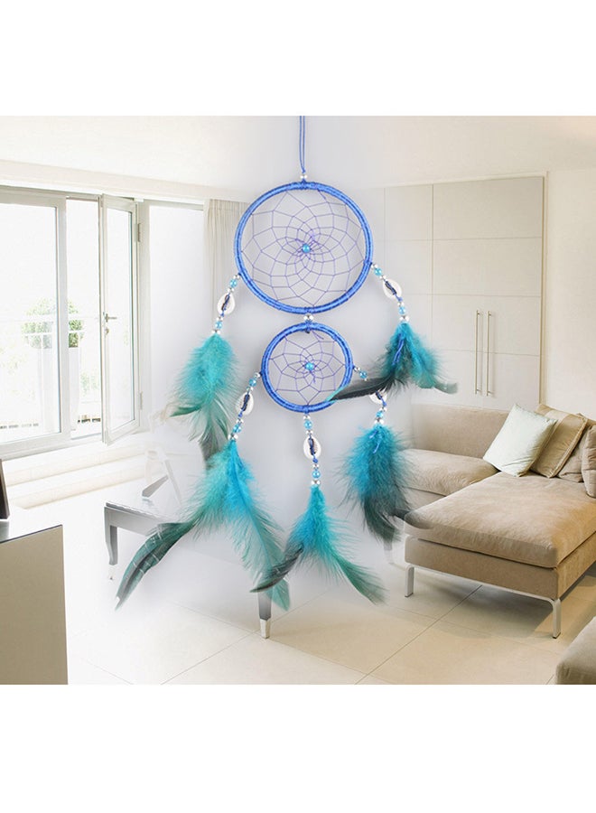 Voberry Handmade Beaded Dream Catcher Blue/Grey  - Image 2