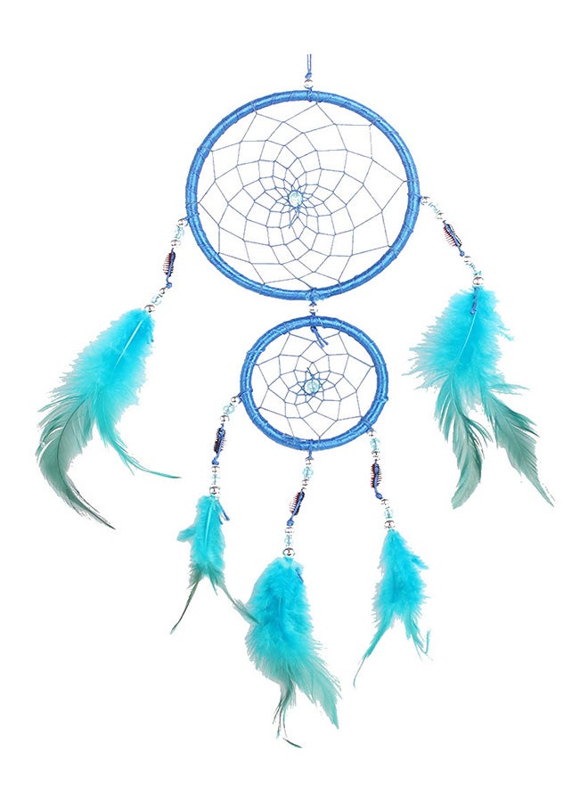 Voberry Handmade Beaded Dream Catcher Blue/Grey  - Image 1