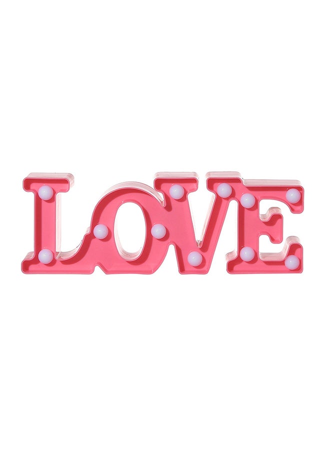 Voberry Love Alphabet LED Letter Light Pink - Image 1