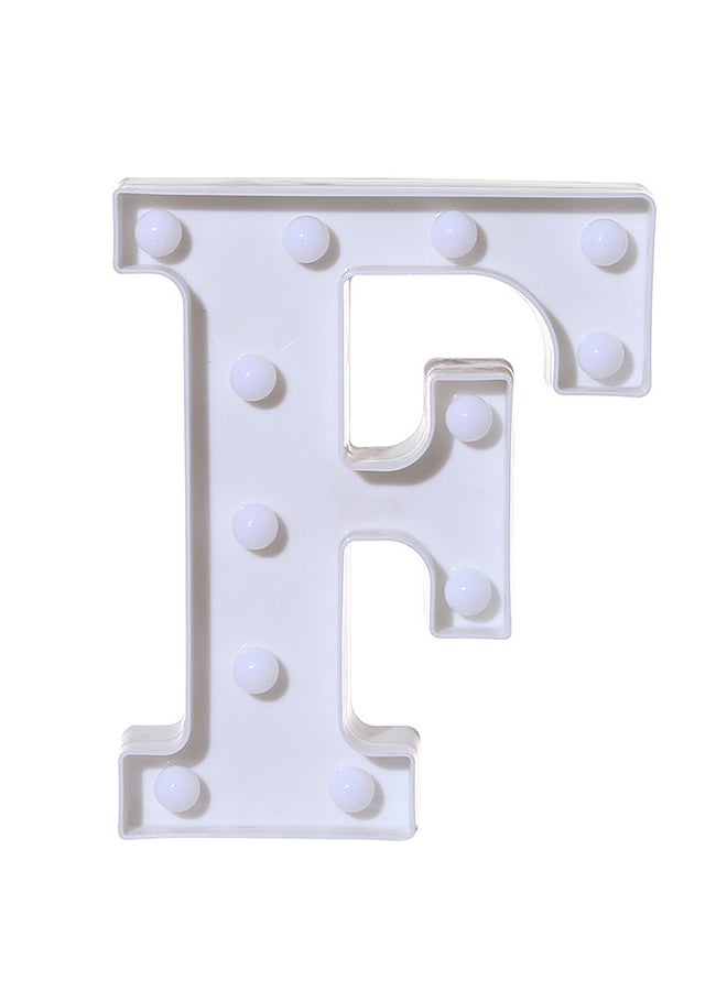 Alphabet LED Letter Lights Light Up Plastic Letters Standing Hanging A White 22X18X4.5cm - v1551082381/N21503794A_1