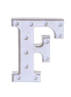 Alphabet LED Letter Lights Light Up Plastic Letters Standing Hanging A White 22X18X4.5cm