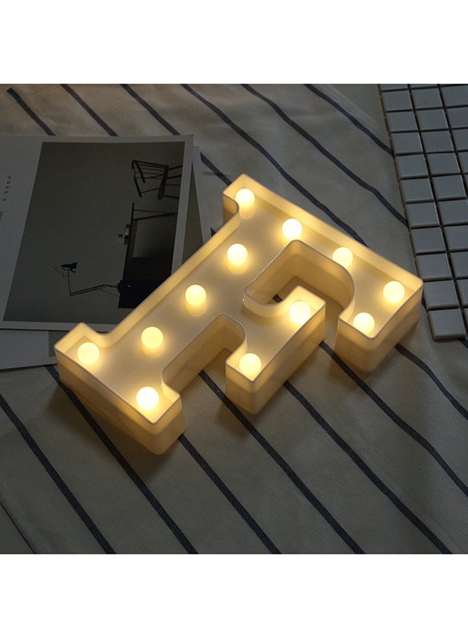 Alphabet LED Letter Lights Light Up Plastic Letters Standing Hanging A White 22X18X4.5cm - v1551082382/N21503794A_3