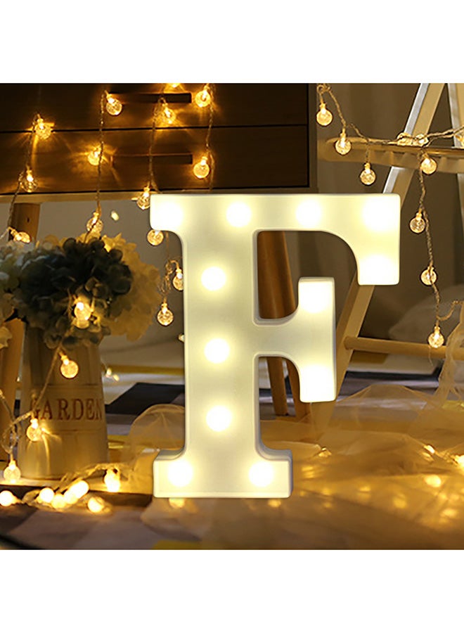 Alphabet LED Letter Lights Light Up Plastic Letters Standing Hanging A White 22X18X4.5cm - v1551082384/N21503794A_2