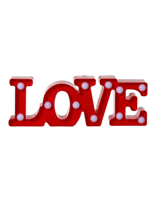 Decorative Acrylic Love LED Night Light with Lamp For Romantic Gift Marquee Wall Sign Red 14x12x9cm - v1551082385/N21503781A_1