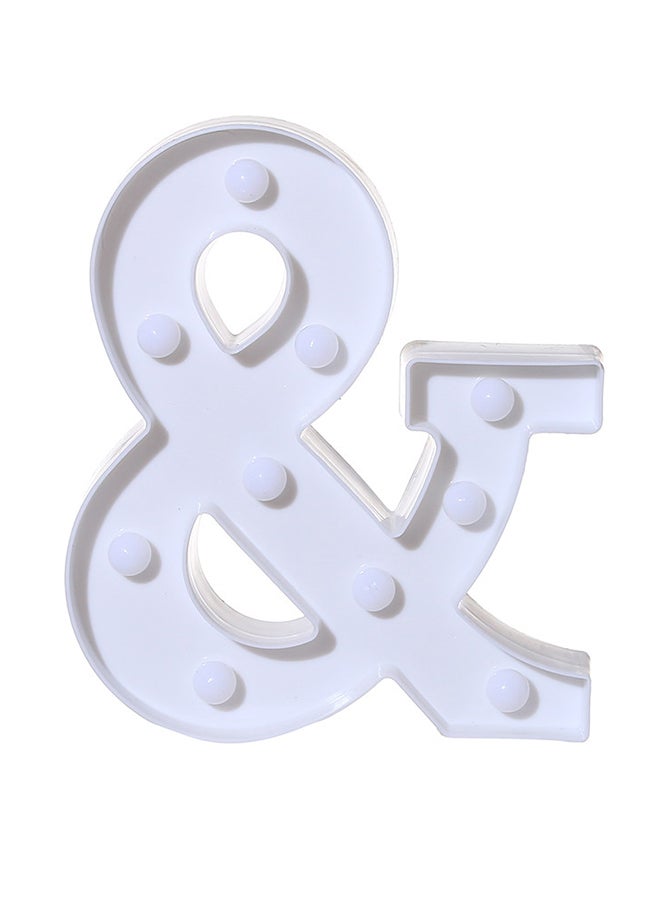 Alphabet LED Letter Lights Light Up Plastic Letters Standing Hanging A White 22X18X4.5cm - v1551082388/N21503802A_1