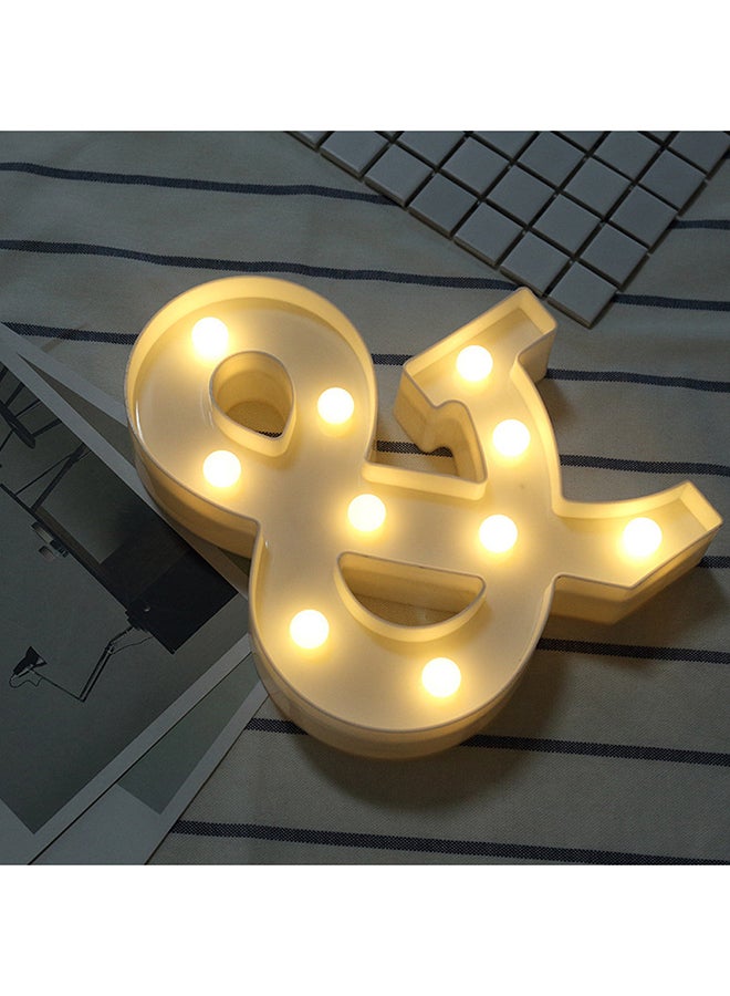 Alphabet LED Letter Lights Light Up Plastic Letters Standing Hanging A White 22X18X4.5cm - v1551082392/N21503802A_2