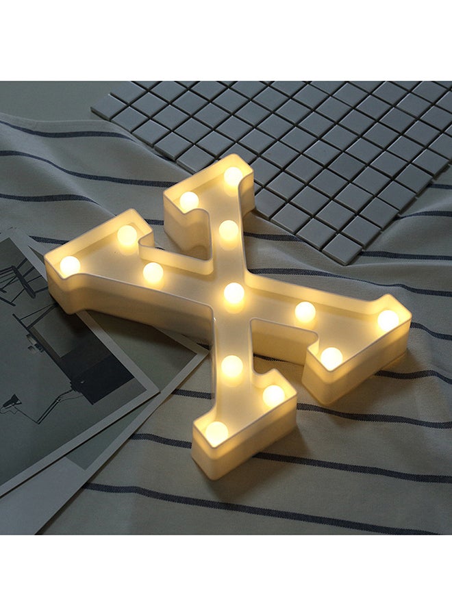 X Alphabet LED Letter Light White 22 x 18cm - v1551082392/N21503813A_2