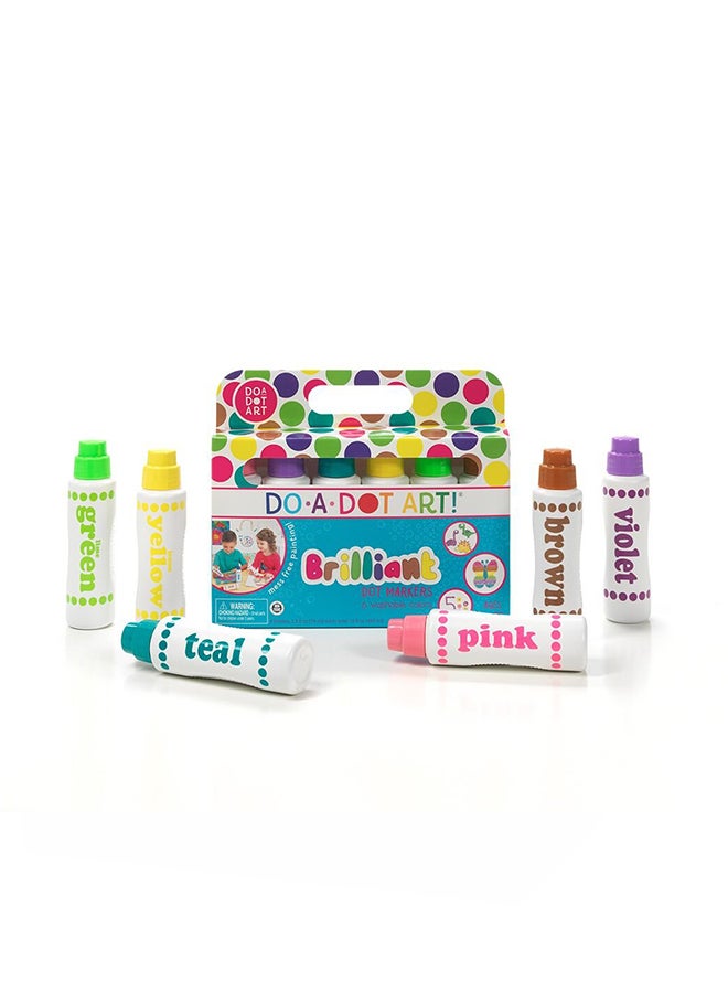 Do.A.Dot Art! 6-Piece Doadot Marker Brilliant Washable Multicolour  - Image 3