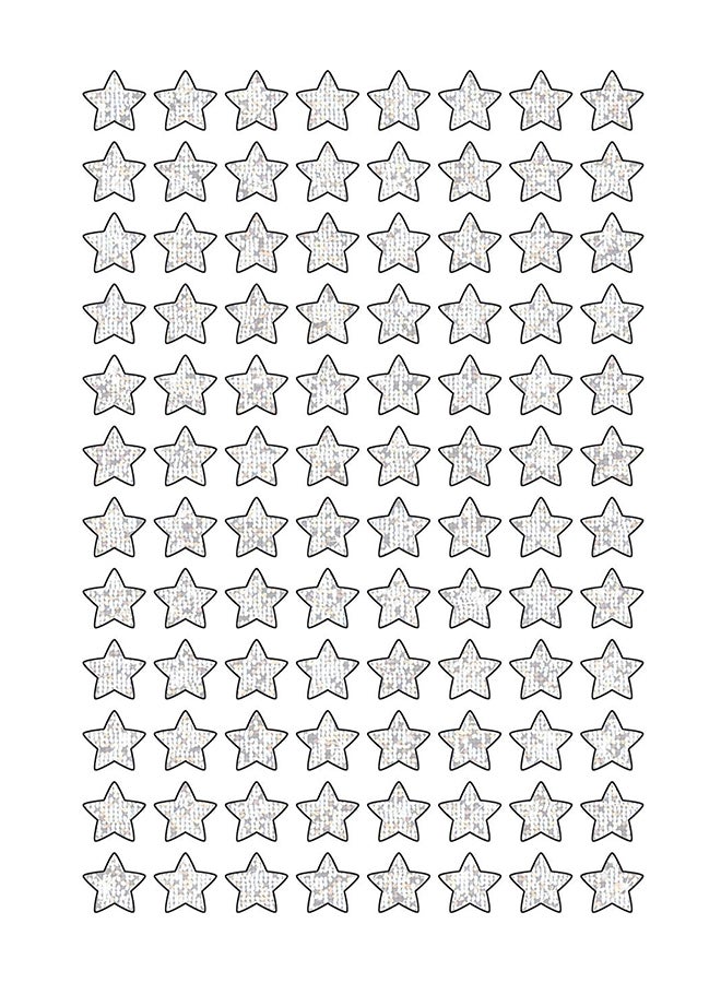 تريند إنتربرايزس إنك ملصق نجوم فضية لامعة 8 x 4.1 x 0.1بوصة - Image 2