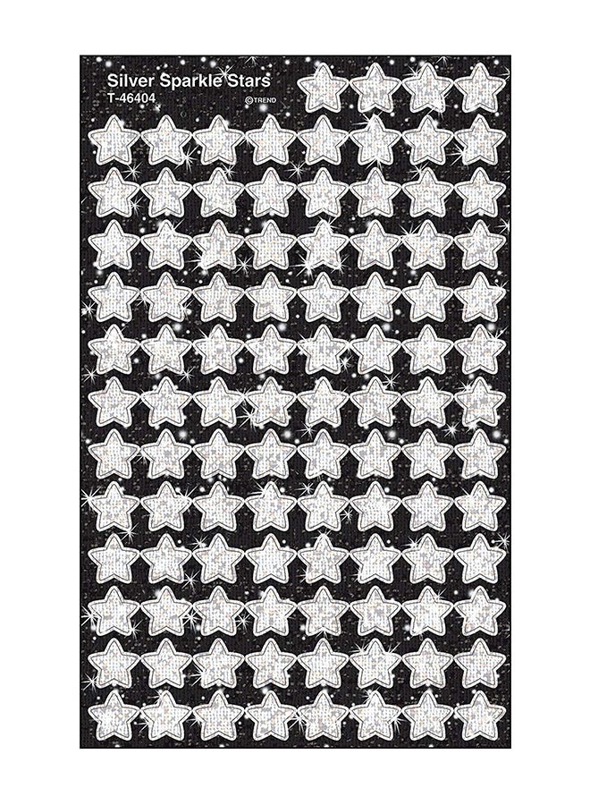 تريند إنتربرايزس إنك ملصق نجوم فضية لامعة 8 x 4.1 x 0.1بوصة - Image 1