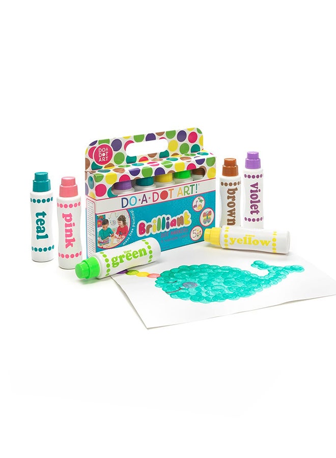 Do.A.Dot Art! 6-Piece Doadot Marker Brilliant Washable Multicolour  - Image 2