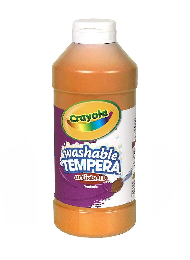 Crayola Artista II Washable Tempera Paint Orange