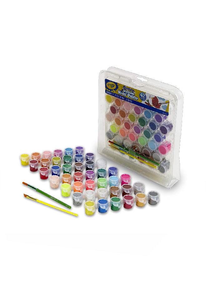 Crayola 40-Piece Kid's Washable Paint Set Multicolour - Image 2