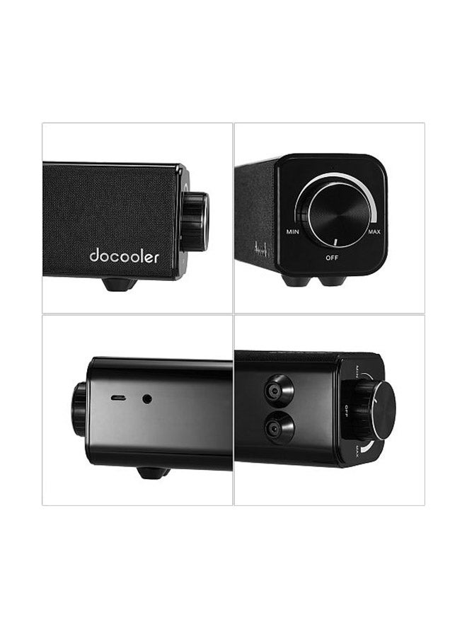 docooler Sound Bar Bluetooth Speaker Black - Image 4