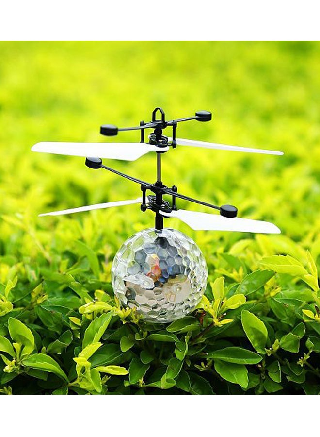 IR Induction Drone Flying Flash LED Lighting Ball Helicopter 17.5 x 11.5cm  - Image 5