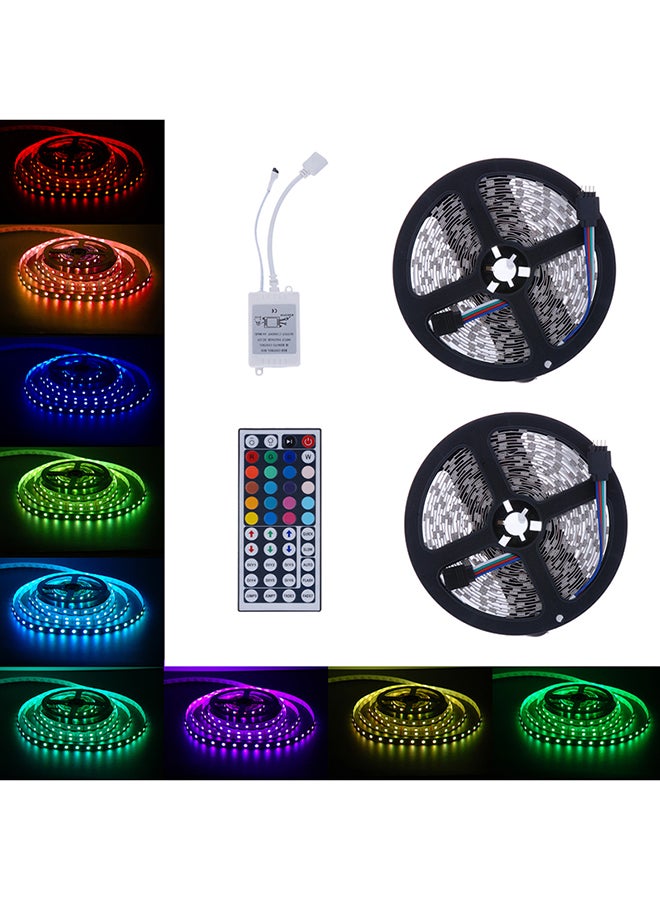 Voberry 600 LED Waterproof Smd Light Strip With 44 Key Ir Remote Multicolour 10*0.364cm - Image 1