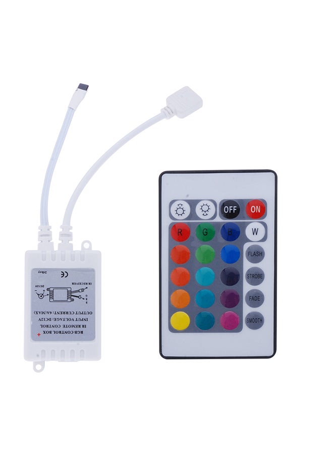 Voberry 600 LED Light Strip With 24 Key Ir Remote Controller Multicolour - Image 3