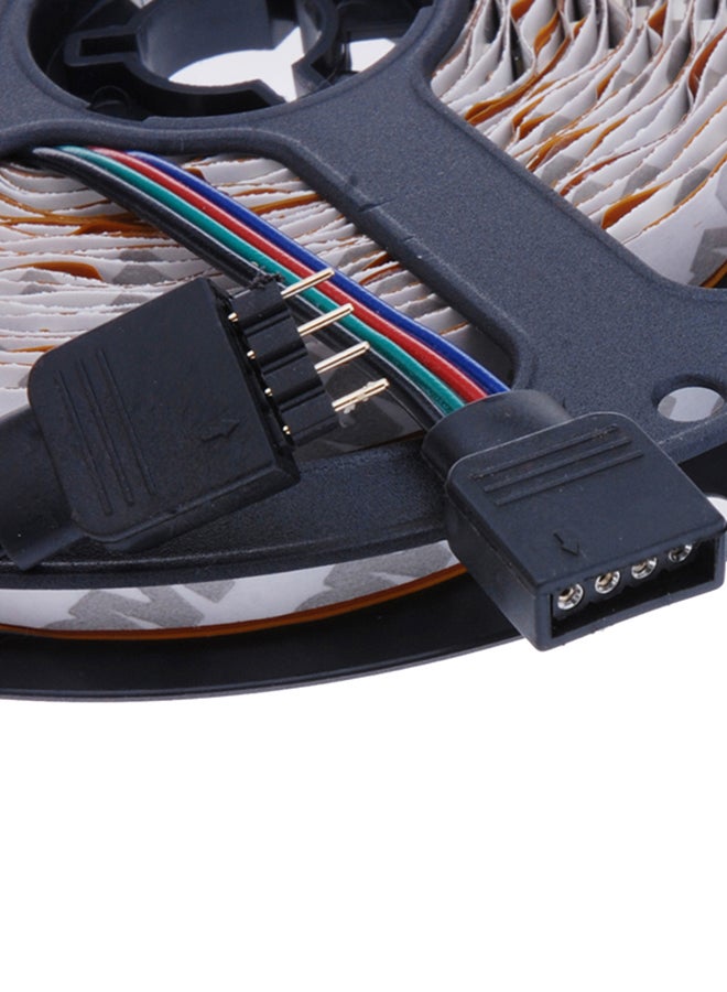 فوبيري طقم شريط إضاءة بـ 600 مصباح Led مع جهاز تحكم يعمل بالأشعة تحت الحمراء ومزود بـ 44 مفتاحاً ومصدر طاقة بجهد 12 فولت متعدد الألوان 10*0.326سم - Image 4