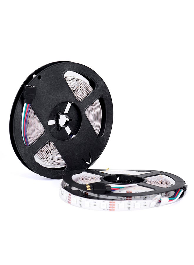 فوبيري شريط إضاءة مكون من 300 مصباح LED مضاد للماء مع جهاز تحكم عن بُعد مكون من 44 زراً وإمداد طاقة بجهد 12 فولت متعدد الألوان - Image 3