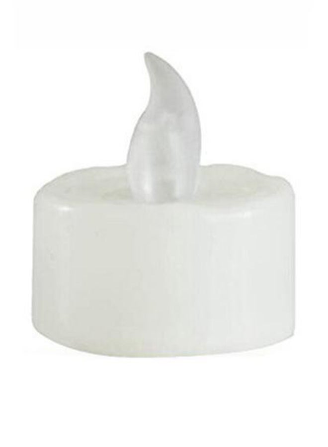 Voberry 12-Piece LED Realistic Flameless Candle Set White - Image 1