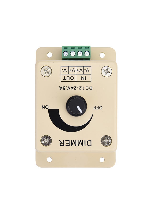 Voberry Pir Sensor LED Switch Dimmer Brightness Controller Beige  - Image 1