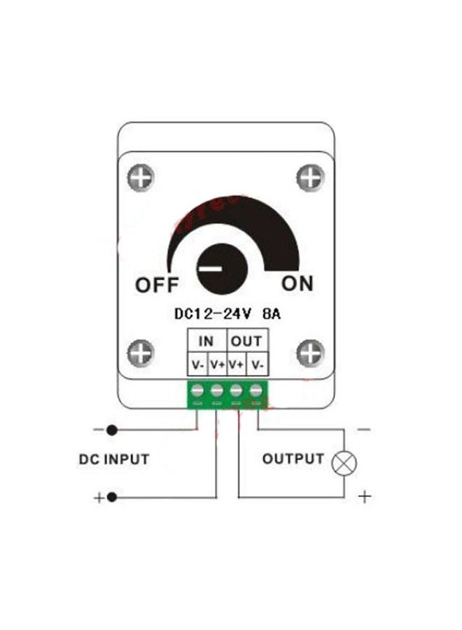 Voberry Pir Sensor LED Switch Dimmer Brightness Controller Beige  - Image 4