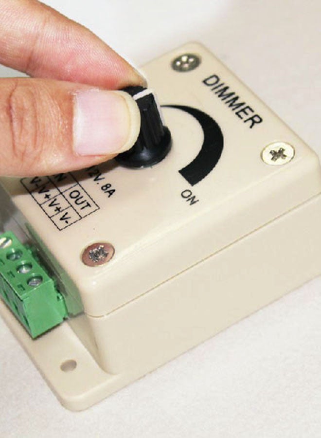 Voberry Pir Sensor LED Switch Dimmer Brightness Controller Beige  - Image 5