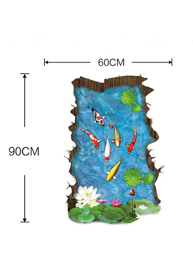فوبيري ملصق جداري ثلاثي الأبعاد للأرضية غني بالالوان 90X60X3سم - Image 1