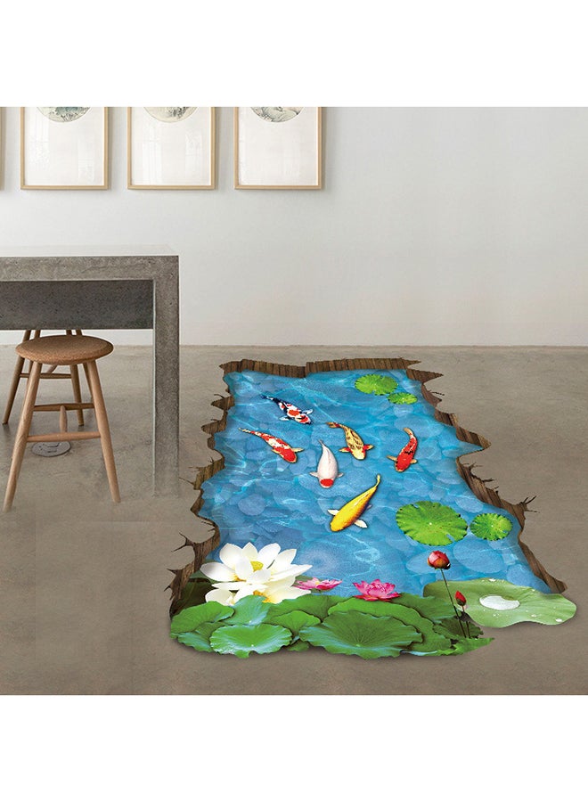 فوبيري ملصق جداري ثلاثي الأبعاد للأرضية غني بالالوان 90X60X3سم - Image 2