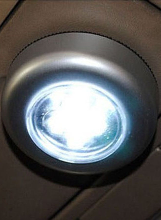 Voberry 4 LED Powered Stick Tap Touch Light For Car Home Silver Multicolour - Image 5