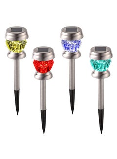 Voberry 4-Piece LED Garden Diamond Lights Multicolour 20x5x15centimeter  - Image 1