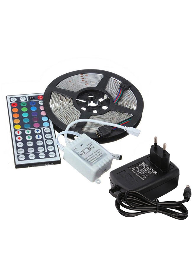 300 LED Flexible Light Strip With 44 Key Ir Remote Controller White 5meter