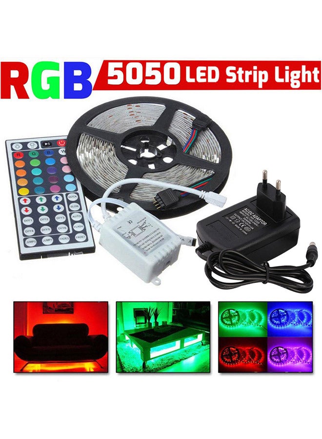 300 LED Flexible Light Strip With 44 Key Ir Remote Controller White 5meter