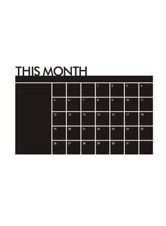 Month Plan Chalkboard Memo Black/White 60 x 92cm - v1551095204/N21476181A_1