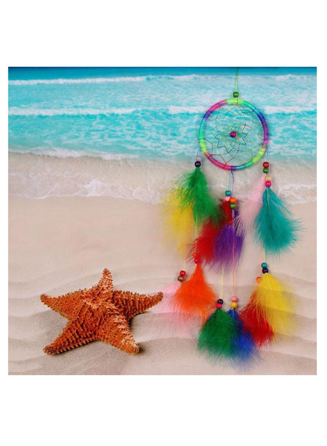 Voberry Handmade Traditional Wind Chimes Dream Catcher Multicolor 1*1*1centimeter  - Image 2