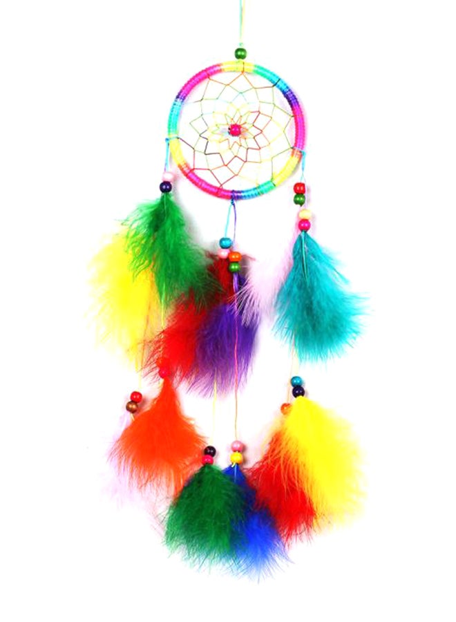 Voberry Handmade Traditional Wind Chimes Dream Catcher Multicolor 1*1*1centimeter  - Image 1