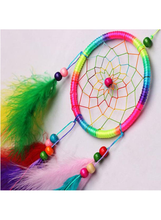 Voberry Handmade Traditional Wind Chimes Dream Catcher Multicolor 1*1*1centimeter  - Image 4