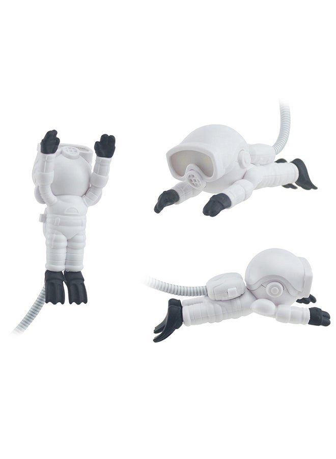 Voberry Cute Owl Night LED Light Nursery Bedroom Child Room Decors Kid Warm Glow Lamp White 15*5*10cm - Image 3