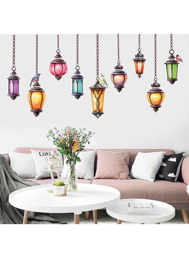 Voberry Cartoon House Removable Wall Sticker Multicolour 50X1X1cm - Image 1