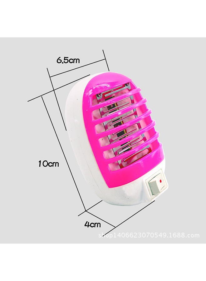 Voberry LED Electric Mosquito Fly Bug Insect Trap Zapper Killer Night Lamp Us Plug Roung As shown 10*5*3centimeter - Image 5