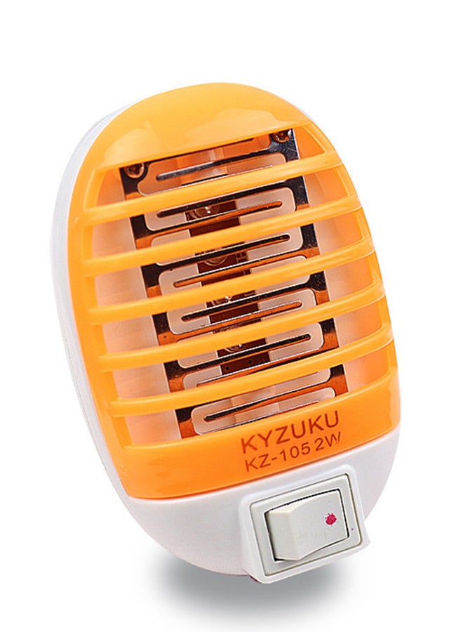 Voberry LED Electric Mosquito Fly Bug Insect Trap Zapper Killer Night Lamp Us Plug Roung As shown 10*5*3centimeter - Image 2