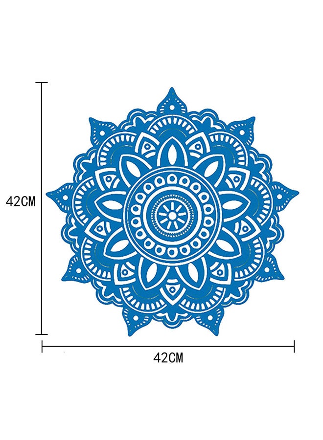 Voberry Mandala Flower Indian Bedroom Wall Sticker Blue 20X17X1cm - Image 2