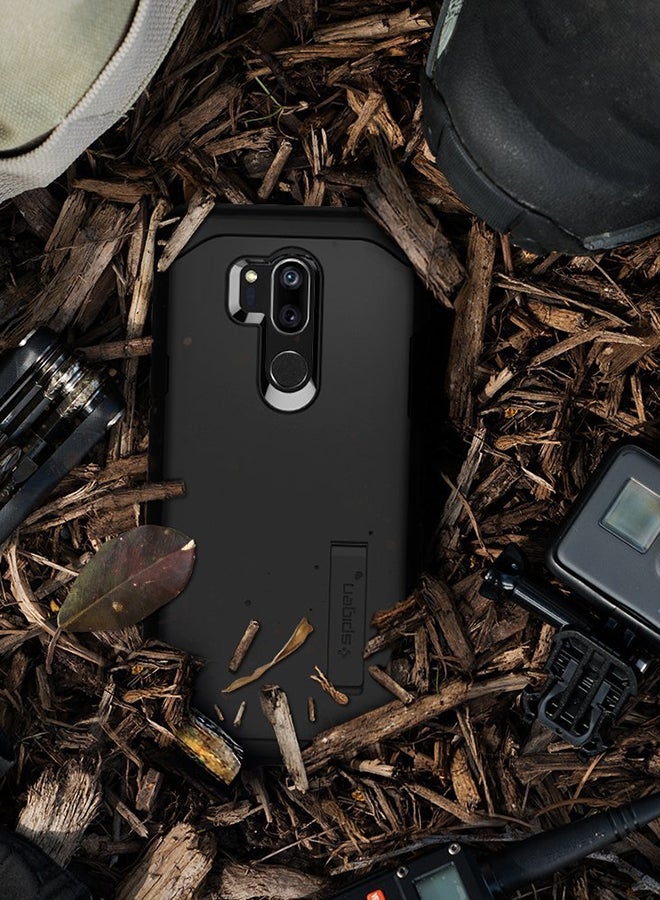 Spigen - Tough Armor kickstand Protective Cover For LG G7 Black - Image 1